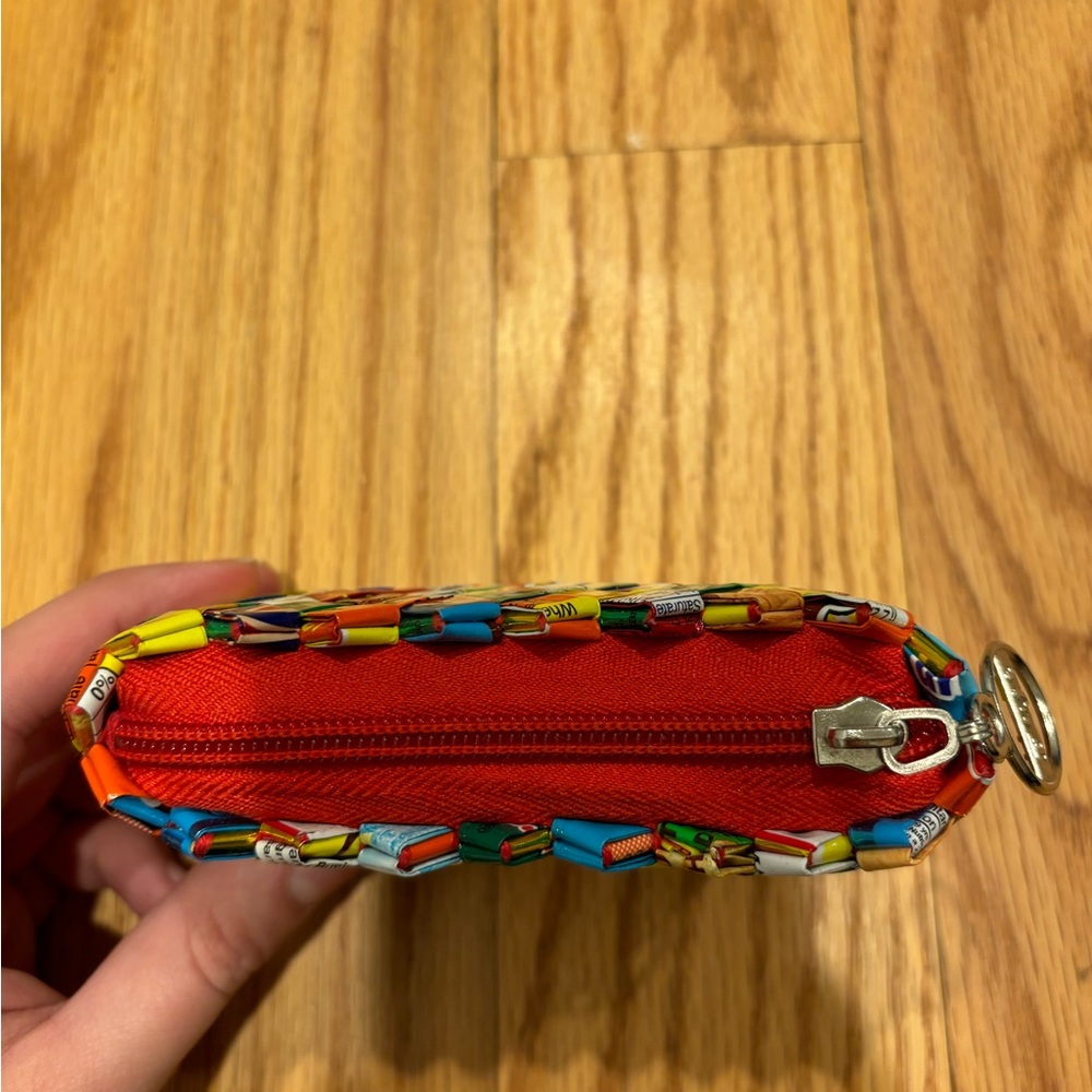 Recycled Candy Wrapper Wallet - Picture 2 of 3